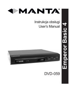 Instrukcja Manta DVD-059 Emperor Basic 4 Odtwarzacz DVD