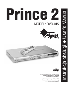 Instrukcja Manta DVD-015 Prince 2 Odtwarzacz DVD