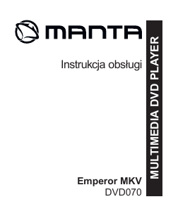 Instrukcja Manta DVD-070 Emperor MKV Odtwarzacz DVD