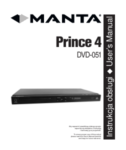 Instrukcja Manta DVD-051 Prince 4 Odtwarzacz DVD