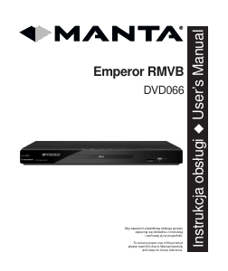 Instrukcja Manta DVD-066 Emperor RMVB Odtwarzacz DVD