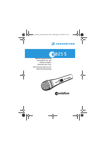 Handleiding Sennheiser e 825-S Microfoon