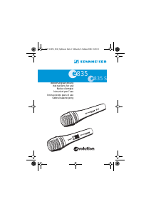 Manual Sennheiser e 835 Microphone