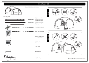 Manual Camp Master Screen House 420 Tent