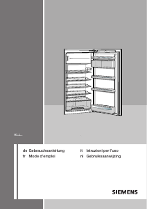 Mode d’emploi Siemens KF24LA60 Réfrigérateur
