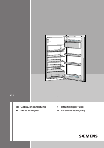 Manuale Siemens KF24LA60 Frigorifero