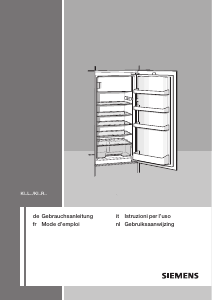 Mode d’emploi Siemens KI18RV52 Réfrigérateur