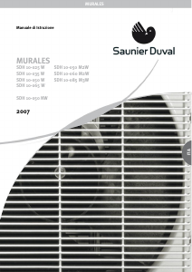 Manuale Saunier Duval SDH 10-085 M3W Condizionatore d’aria