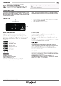 Bedienungsanleitung Whirlpool W5 711E W 1 Kühl-gefrierkombination