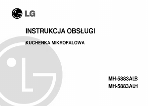 Instrukcja LG MH-5883ALH Kuchenka mikrofalowa