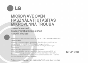 Bruksanvisning LG MS-2383L Mikrovågsugn