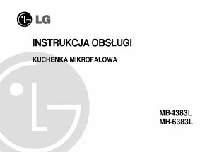 Instrukcja LG MB-4383L Kuchenka mikrofalowa