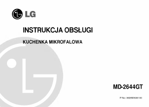 Instrukcja LG MD-2644GT Kuchenka mikrofalowa