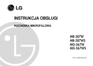 Instrukcja LG MG-567W Kuchenka mikrofalowa