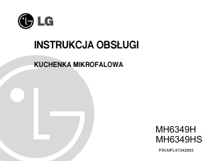Instrukcja LG MH6349HS Kuchenka mikrofalowa