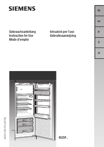 Bedienungsanleitung Siemens KI25FA60 Kühlschrank