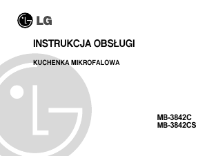 Instrukcja LG MB-3842CS Kuchenka mikrofalowa