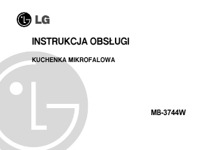 Instrukcja LG MB-3744W Kuchenka mikrofalowa