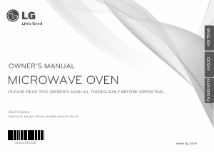 Manual LG MS2043HAS Microwave