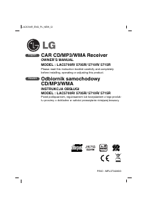 Bruksanvisning LG LAC5705R Bilradio