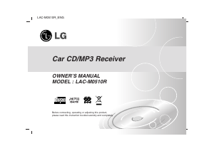 Manual LG LAC-M0510R Car Radio