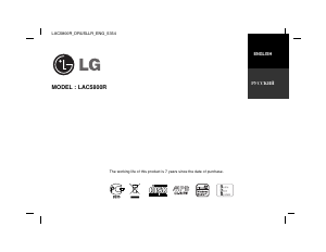 Handleiding LG LAC5800RP1 Autoradio