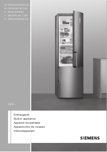 Manual Siemens KI25RP60 Refrigerator