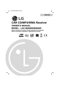Manual LG LAC-M0600R Car Radio