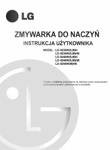 Instrukcja LG LD-9240WH Zmywarka