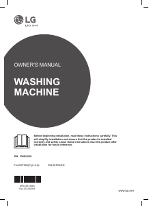 Manual LG F84G6TDM2N Washing Machine