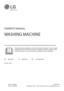 Manual LG F4ZN500S1 Washing Machine