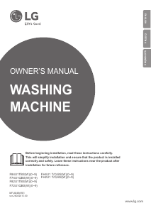 Manual LG F84U1TBS2 Washing Machine