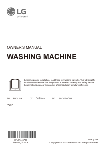 Manual LG F4WN508S1 Washing Machine