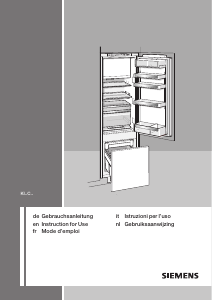 Manual Siemens KI38CP65 Refrigerator