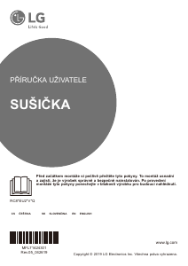 Návod LG RC82EU2AV4Q Sušička