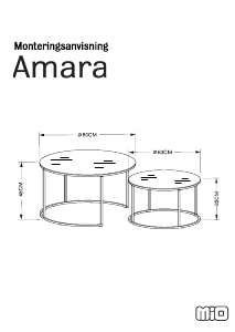 说明书 Mio Amara 咖啡桌