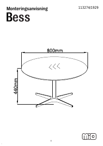 Manual Mio Bess Coffee Table