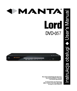 Instrukcja Manta DVD-057 Lord Odtwarzacz DVD