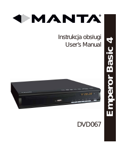 Instrukcja Manta DVD-067 Emperor Basic 4 Odtwarzacz DVD