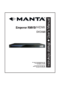 Instrukcja Manta DVD-068 Emperor RMVB Odtwarzacz DVD