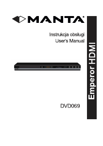 Instrukcja Manta DVD-069 Emperor HDMI Odtwarzacz DVD