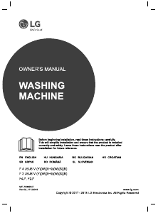 Priručnik LG F4J5VY4W Stroj za pranje rublja