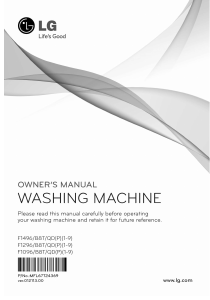Manual LG F10B8QD Washing Machine