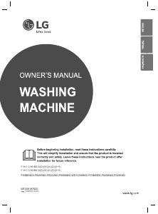 Manual LG F50B8ND0 Washing Machine