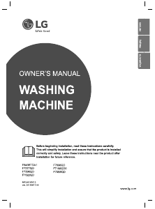 Manual LG F84B8TDA1 Washing Machine