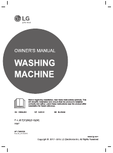 Manual LG F84J6EY2W Washing Machine