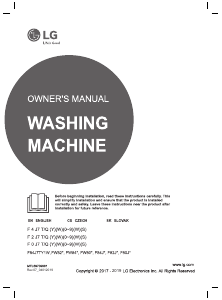 Handleiding LG F84J7TY1W Wasmachine
