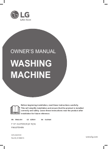 Manual LG F84U2TDH0N Washing Machine