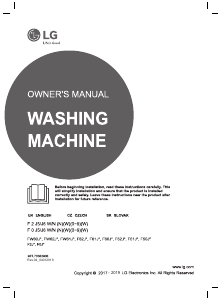 Manual LG FW60J5WN3 Washing Machine