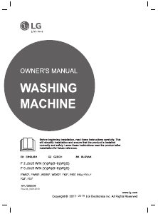 Manual LG FW62J6WY1 Washing Machine